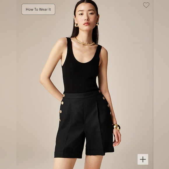 NWT J. Crew Featherweight cashmere ribbed tank top, size S - Picture 5 of 8